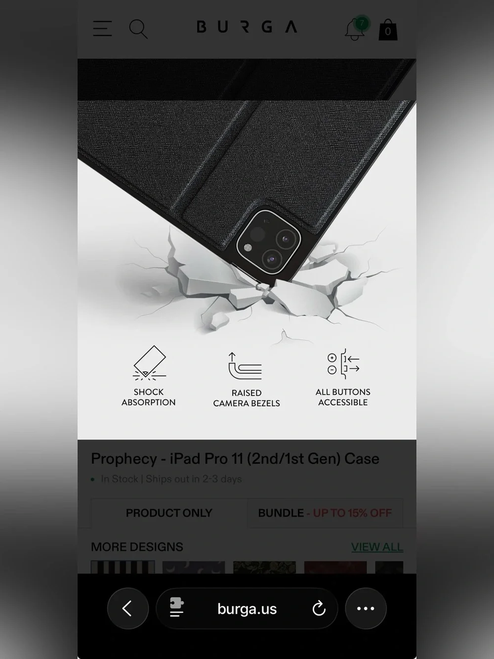 Burga ipad case